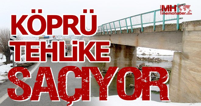 11 kırsal mahalleye ulaşım sağlayan köprü tehlike saçıyor
