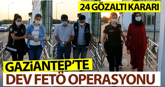 12 ilde FETÖ operasyonu: 24 gözaltı kararı!