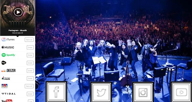 14 yıl aradan sonra Harbiye Pentagram şarkıları ile inledi