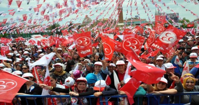 Bahçeli; Mhp, Gümbür Gümbür İktidara Yürümektedir