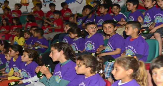 Diyarbakırda Bin Çocukla Doğal Ritim Konseri