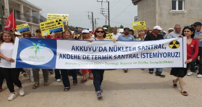 Silifkede Termik Santral Ve Çimento Fabrikası Eylemi