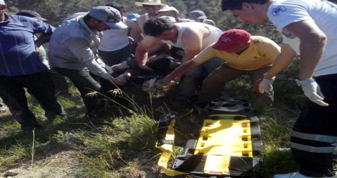 Elektrik Teknisyeni Uçuruma Yuvarlandı