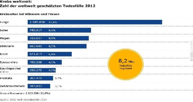 Endüstri Ülkelerinde Kadınlar En Çok Göğüs Kanserinden Değil, Akciğer Kanserinden Ölüyor