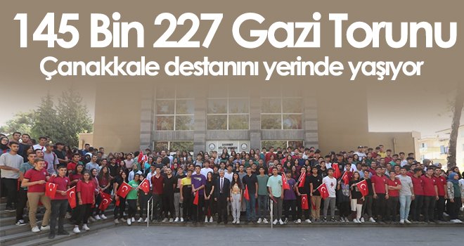 145 bin 227 gazi torunu Çanakkale destanını yerinde yaşıyor