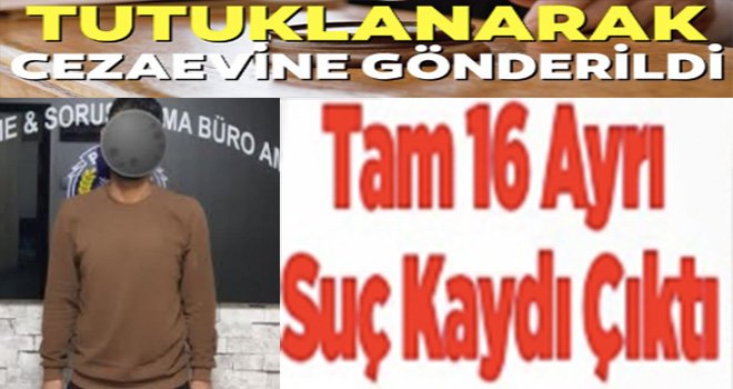 16 Suçtan aranan firari uyuşturucu ile yakalandı
