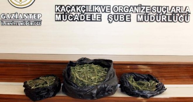 2 SURİYELİ 10 KİLO ESRARLA YAKALANDI