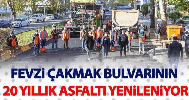20 yıllık asfaltı yenileniyor