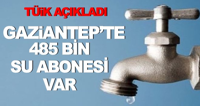 2018 yılı belediye su istatistikleri açıklandı