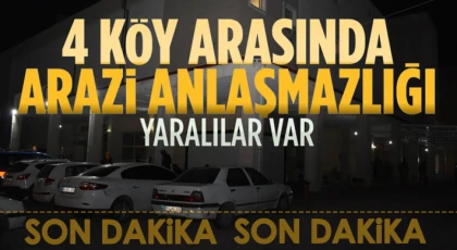 4 köyün karıştığı kavgada 7 kişi yaralandı