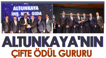 Altunkaya'nın çifte ödül gururu