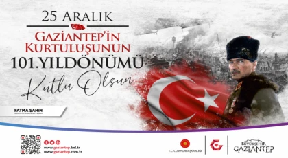 Büyükşehir'den 25 Aralık mesajı