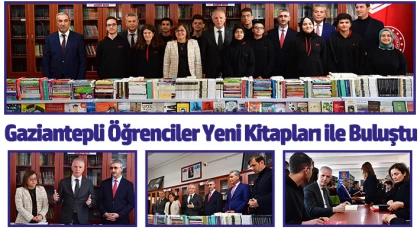 Gaziantepli öğrenciler yeni kitapları ile buluştu
