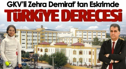GKV’li Zehra Demirat' tan Eskrimde Türkiye Derecesi