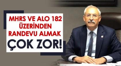 MHRS ve ALO 182 üzerinden randevu almak çok zor!