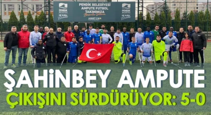 Şahinbey Ampute çıkışını sürdürüyor