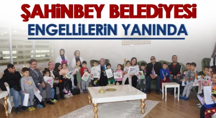Şahinbey’de engelliler yalnız bırakılmıyor