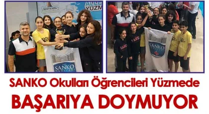 SANKO Okulları Öğrencileri Yüzmede Başarıya Doymuyor