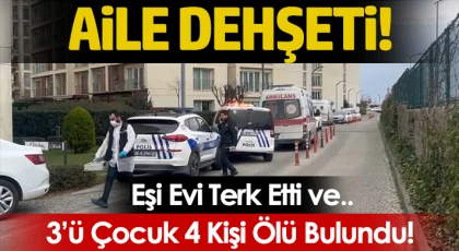 3 çocuk ile baba evde ölü bulundu