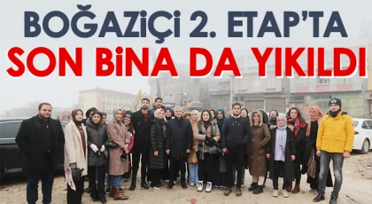Boğaziçi 2. Etap’ta son bina da yıkıldı