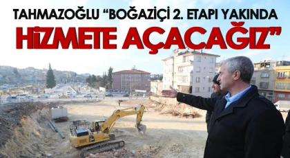 Boğaziçi bulvarında 2. etap için geri sayım başladı