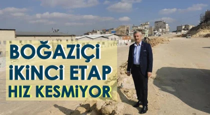 Boğaziçi yolunda ikinci etap çalışmaları sürüyor