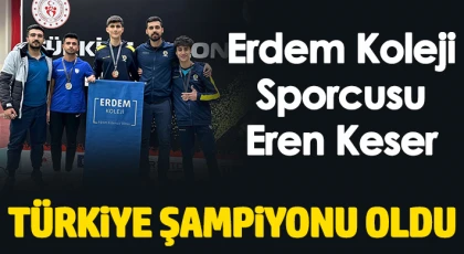 Erdem Koleji Sporcusu Türkiye Şampiyonu Oldu