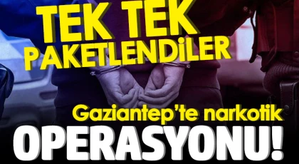 Gaziantep'teki narkotik operasyonunda 16 tutuklama
