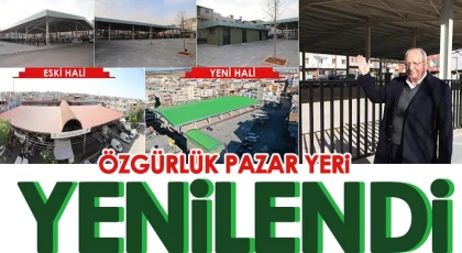 Özgürlük Pazar Yeri Yenilendi