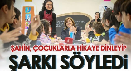 Şahin, çocuklarla buluştu