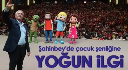 Şahinbey'de çocuk şenliğine yoğun ilgi