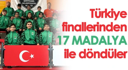 Türkiye finallerinden 17 madalya ile döndüler