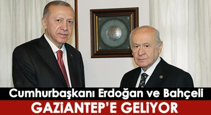 Cumhurbaşkanı Erdoğan ve Bahçeli geliyor