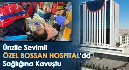 Enkaz altında kaldı! Özel Bossan Hospital’da sağlığına kavuştu