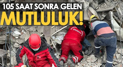 Enkaz altındaki kadını 105’inci saatte ŞAHKUT ekipleri kurtardı