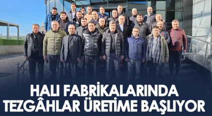 Fabrikalar halı üretimine yeniden başlıyor
