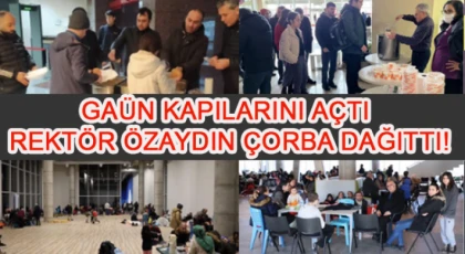 GAÜN'den Depremzedelere Sıcak Yemek