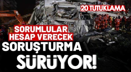 Gaziantep’te yıkılan binalarla ilgili 20 kişi tutuklandı