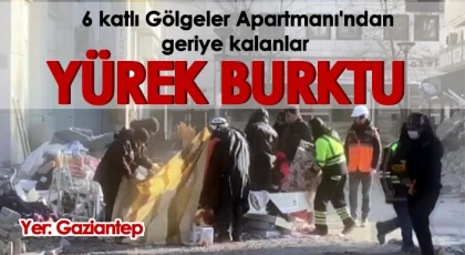 Gölgeler Apartmanı'nda arama kurtarma çalışmaları tamamlandı