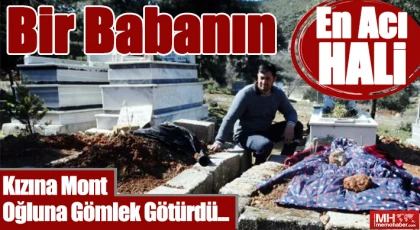 İki Evladını toprağa verdi