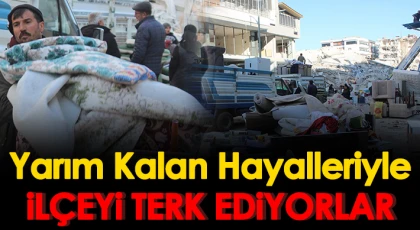 Kimi eşyasını kurtarma kimi farklı illerde yeni bir hayat kurma derdinde