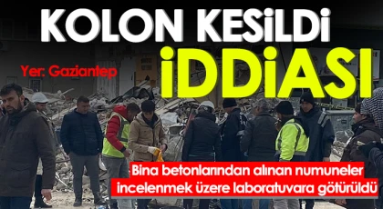 Kolonlarının kesildiği iddia edilen binada savcılık incelemesi