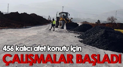 Nurdağı’nda 456 kalıcı afet konutu için çalışmalar başladı
