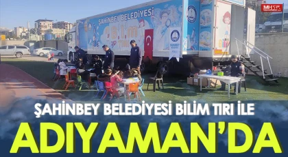 Şahinbey Belediyesi Bilim Tırı İle Adıyaman’da