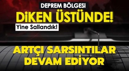 4.5 büyüklüğünde korkutan deprem!