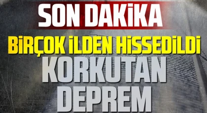 4.7 büyüklüğünde korkutan deprem