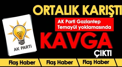 AK Parti Temayül yoklamasında kavga çıktı