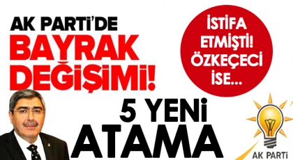 AK Parti'de bayrak değişimi!