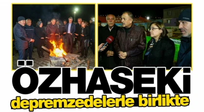 AK Partili Özhaseki deprem bölgesinde