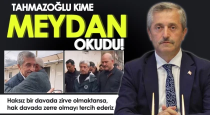 Başkan Tahmazoğlu'ndan yazılı gönderme